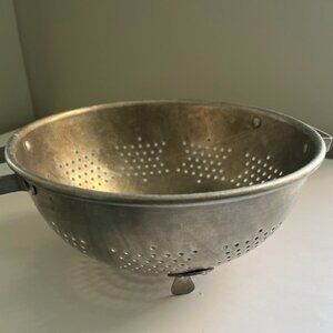 Vintage Aluminum Colander / Kitchen Utensil